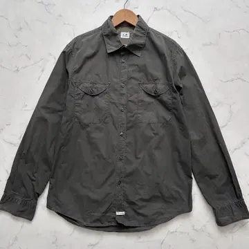 C.P. COMPANY 셔츠 42 카키 긴팔 이탈리아제 CP컴퍼니
