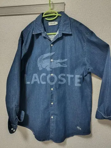 LACOSTE 데님 셔츠 M/L