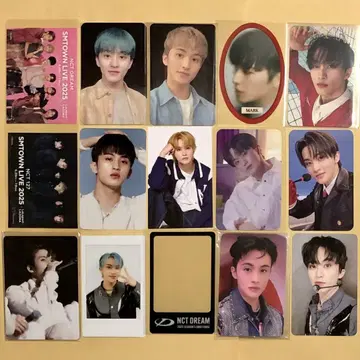 NCT DREAM 마크 Mark 트레이딩 카드 스티커 특전 15장 세트