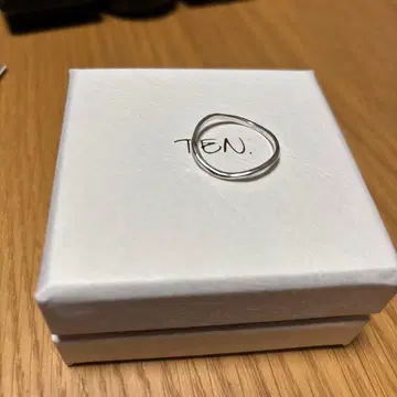 TEN. 실버 반지 심플한 디자인