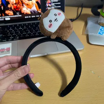 장수풍뎅이 치이카와 파크 봉제 인형 머리띠