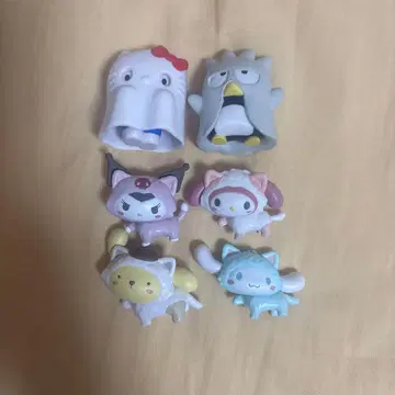산리오 유령놀이 피규어 6개 세트