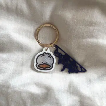 산리오 퓨로랜드 오리 페쿠루 비즈 인 키링