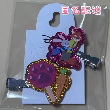 [새상품] Disney 주토피아 반짝반짝 앞머리 집게핀