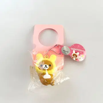 리락쿠마 말랑 마스코트 토끼 키링 딸기 헤이세이 당시 물건