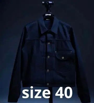 Schott Lee 블랙 자켓 사이즈 40