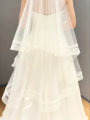 웨딩 베일 더블 호스 헤어 베일 SV-01 타카미 브라이덜
