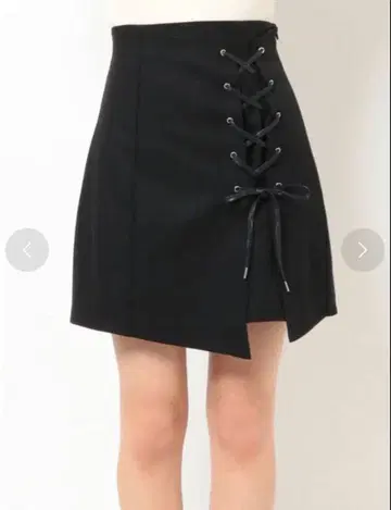 EATME 이토미 사이드 레이스업 스커트 스커트
