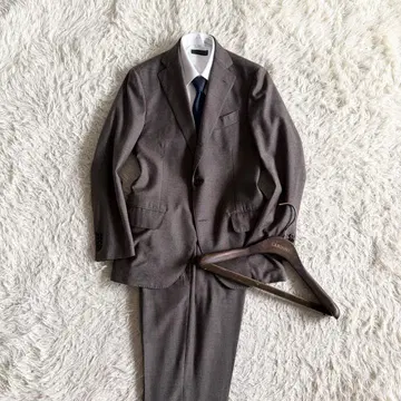 [새상품급] LARDINI 브라운 울 수트 사이즈 46