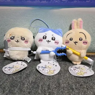 치이카와 (먼작귀) 토벌 마스코트 랏코 하치와레 토끼 3체 세트