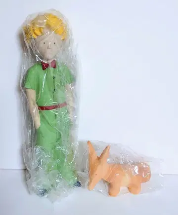 어린 왕자 폴리레진 피규어 여우와 왕자 미사용 상자 없음