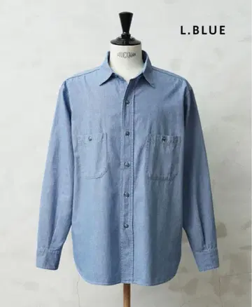 WAIPER.inc 미군 샴브레이 셔츠 KAIHARA WP1163