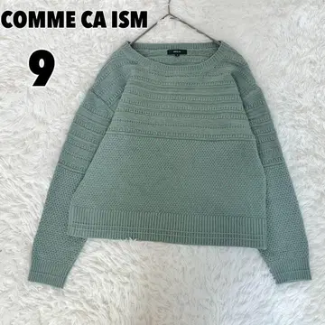 COMME CA ISM 컴시즘 (9) 지문양 니트 스웨터