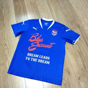blue encount 축구 셔츠 M 사이즈 블루엔 블루엔카운트