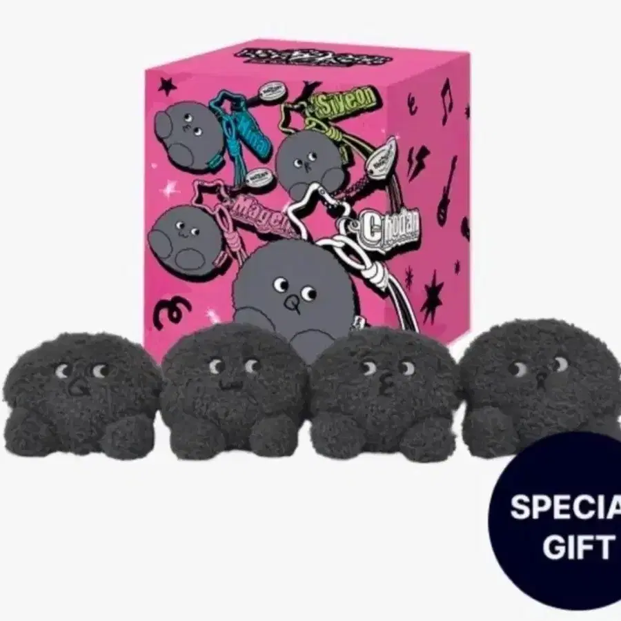 QWER 2nd Anniversary Pop-up Limited Rock Voice Keyring Hina Member