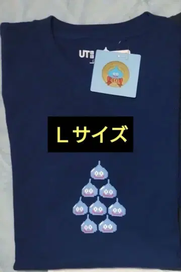 유니클로 드래곤 퀘스트 드퀘 티셔츠 킹슬라임 슬라임 L