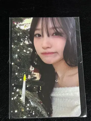지홍 fromis_9 Now Tomorrow 하트 파우치 트레이딩 카드