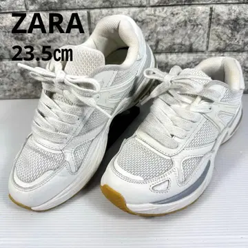 [컨디션 최상] ZARA 화이트 스니커즈 경량 통기 37 (23.5cm)
