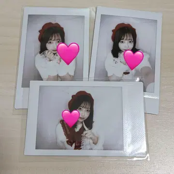 사쿠라바 하루카 프린트 폴라로이드 3장 세트