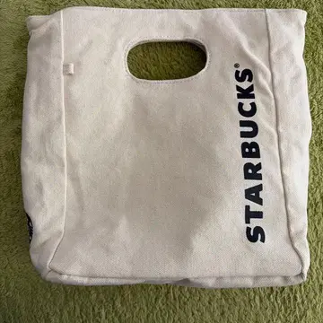 한국 한정판 STARBUCKS 아이보리 토트백