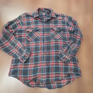 구제 의류 Dickies 디키즈 긴팔 셔츠 체크 무늬 레트로