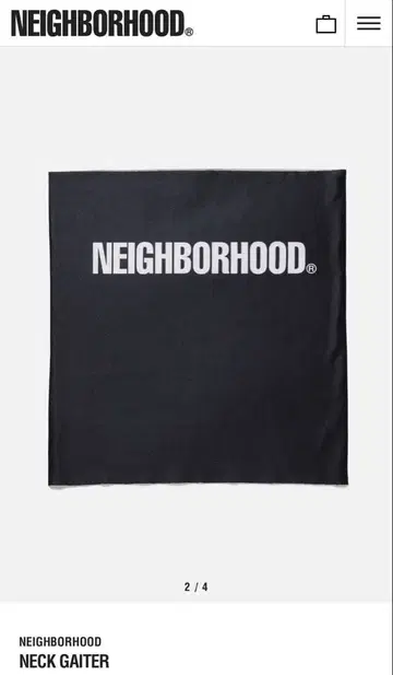 NEIGHBORHOOD NECK GAITER 26SS 넥 게이터
