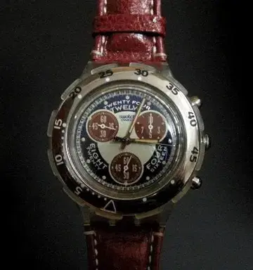 Swatch 스와치 AquaChrono 1996년제 손목시계 새상품급