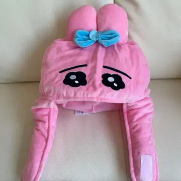 빤쮸토끼 캐릭터 모자 핑크