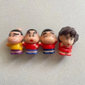 짱구는 못말려(크레용 신짱) 손가락 인형 피규어 4개 세트