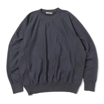 AURALEE SUPER HIGH GAUZE SWEAT
