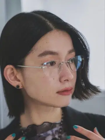 HARE 무테 안경 미사용 새상품