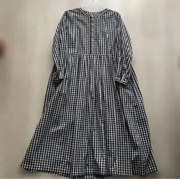 GRANDMA MAMA DAUGHTER 깅엄 체크 원피스