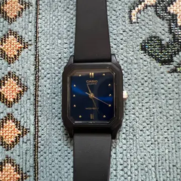 CASIO 쿼츠 손목시계 파랑