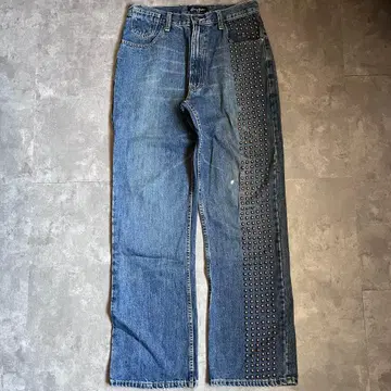archive Sean John studs straight denim