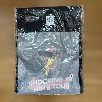 히게단 SHOCKING NUTS TOUR 티셔츠 L 사이즈 블랙