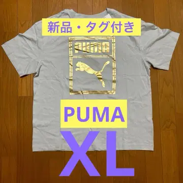 [ 새상품 택 포함 ] PUMA 골드 로고 T셔츠 XL