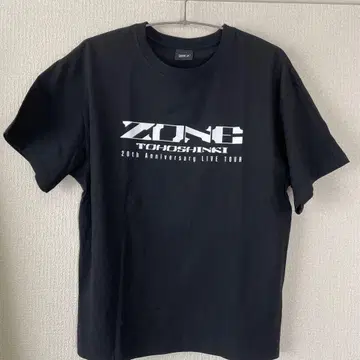 동방신기 20th LIVE TOUR ZONE 티셔츠 블랙 S사이즈