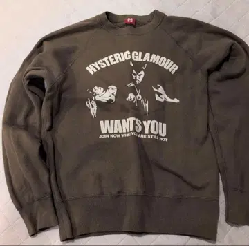 HYSTERIC GLAMOUR 크루넥 맨투맨