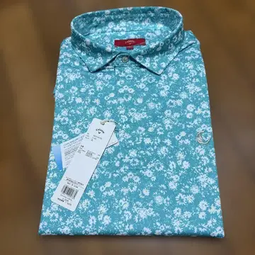 Callaway 꽃무늬 골프 셔츠 3L 남성용 골프