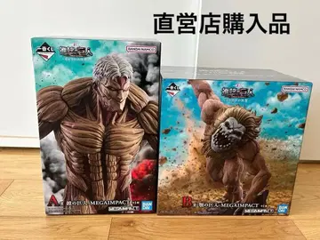 진격의 거인 제일복권 A상 B상 피규어 갑옷의 거인 턱의 거인 세트