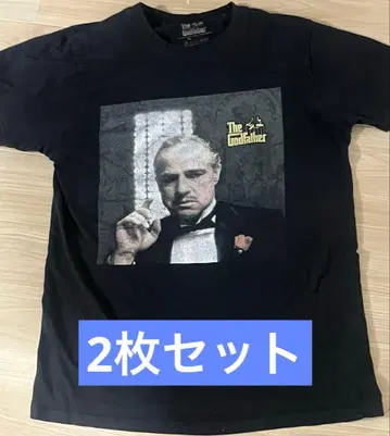 The Godfather 블랙 티셔츠 맨투맨 M 사이즈 2장 세트