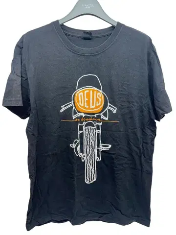 Deus Ex Machina T셔츠 블랙 M 바이크 로고