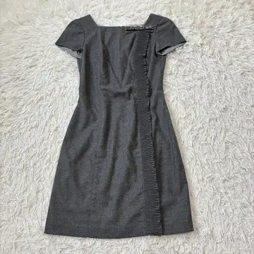 블루걸 blugirl 비쥬 리본 원피스 그레이 이탈리아제