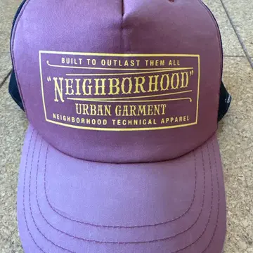 NEIGHBORHOOD 메쉬 캡 보라색/블랙