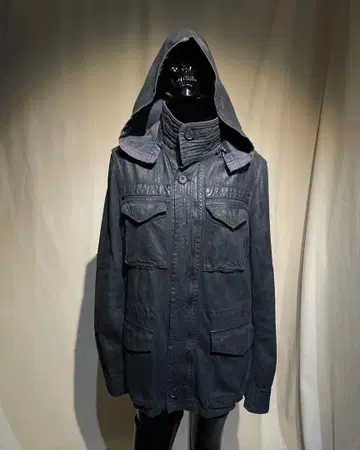 2000s BIAS - Coated M-65 Hooded Jacket