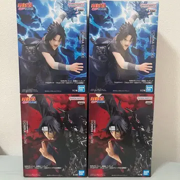 NARUTO 돌풍전 사스케 이타치 피규어 4체 세트 GIGO 한정판 1