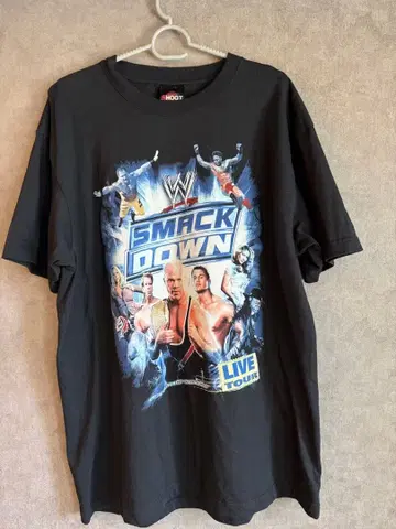 WWE SMACK DOWN T셔츠 2006년 요코하마 아레나