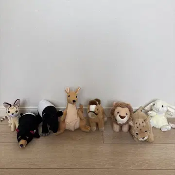 동물 봉제 인형 8개 세트
