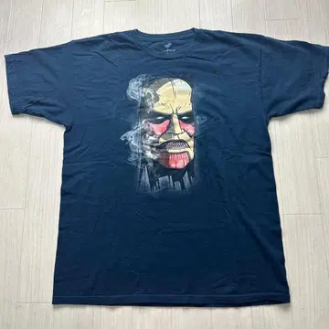 TeeFury 진격의 거인 초 대형 거인 T셔츠 L 블랙