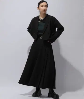 hare 하레 숏 자켓 플리츠 스커트 SET UP 셋업